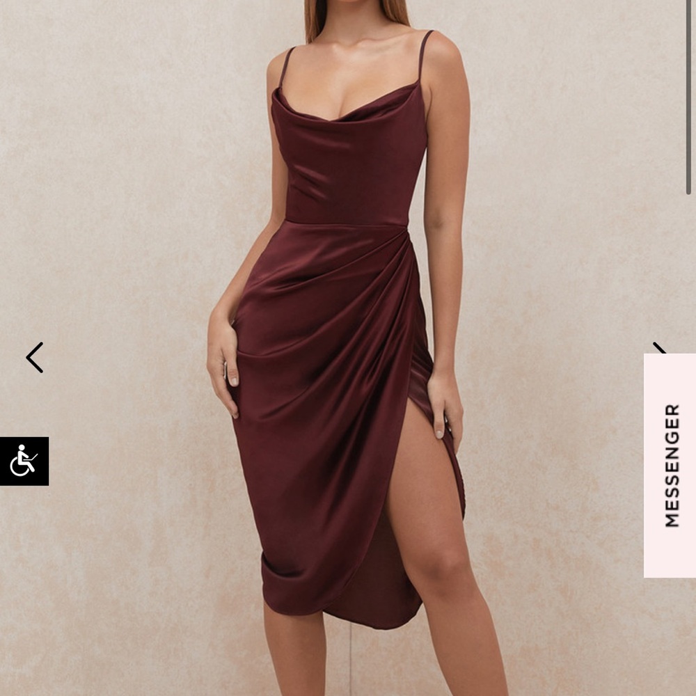“House of Cb” Reva Corset Midi Dress